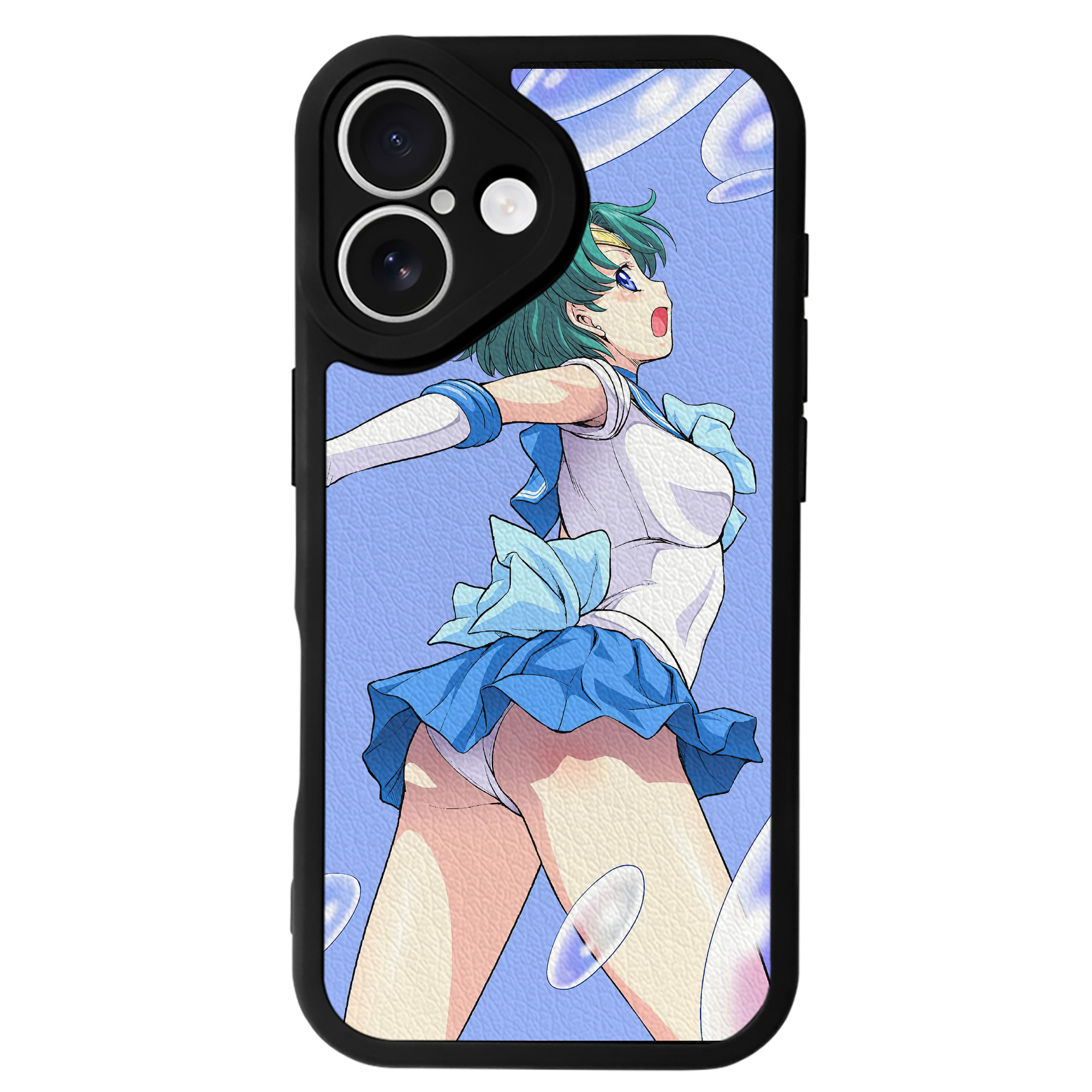 （画像用） 美少女戦士セーラームーン Sailor Moon 【iPhone 16シリーズ対応】シリコンスマホケース（レザー調） 材質：シリコン